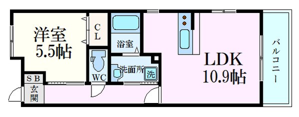 プランソレイユ石井城の物件間取画像